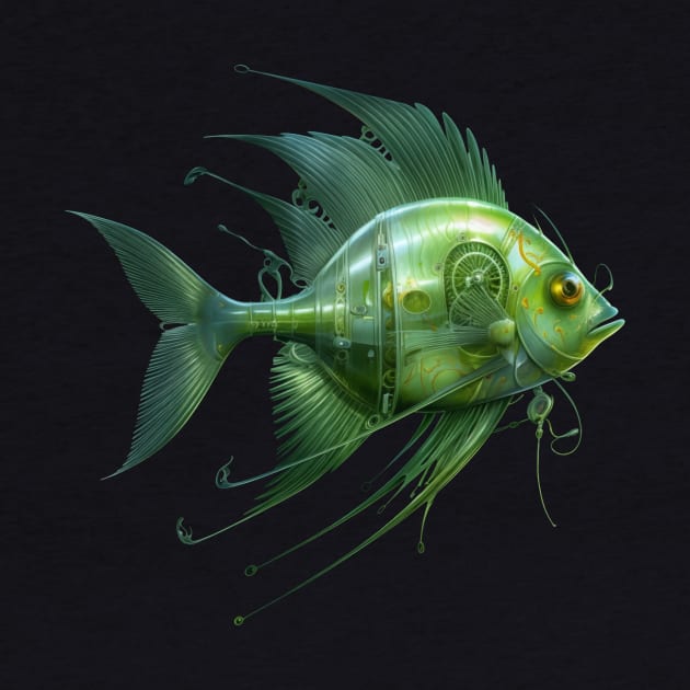 Steampunk Geen Fish by DavidLoblaw